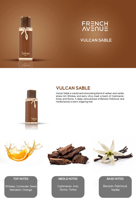FRENCH AVENUE VULCAN SABLE