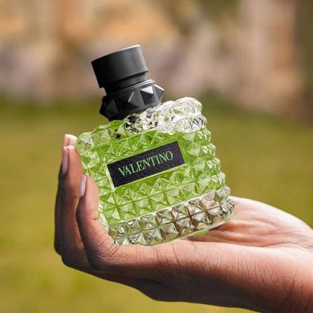 VALENTINO DONNA BORN IN ROMA GREEN STRAVAGANZA